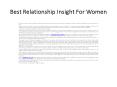 dating advice for women PowerPoint PPT Presentation