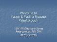 Welcome to Faizan E Madina Mosque Peterborough PowerPoint PPT Presentation