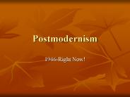 Postmodernism