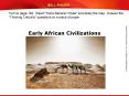 Early African Civilizations PowerPoint PPT Presentation