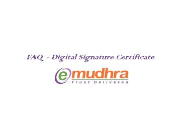 What is Digital Signature, Digital Signature FAQ online at eMudhra