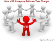 How a PR Company Estimate Task Charges