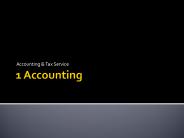 1 Accounting-Accounting & Tax Service Provider