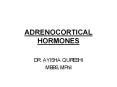 ADRENOCORTICAL HORMONES PowerPoint PPT Presentation