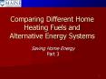 Comparing Different Home Heating Fuels and Alternative Energy Systems PowerPoint PPT Presentation