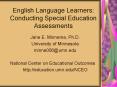 English Language Learners: Conducting Special Education Assessments PowerPoint PPT Presentation