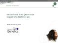 Second and third generation sequencing technologies PowerPoint PPT Presentation