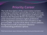 Priority career
