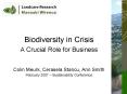 Biodiversity in Crisis PowerPoint PPT Presentation