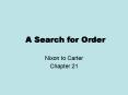 A Search for Order PowerPoint PPT Presentation