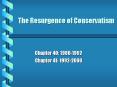 The Resurgence of Conservatism PowerPoint PPT Presentation