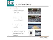 1. Install the heat insulation 