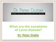 What are the symptoms of Lyme disease?