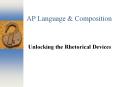 AP Language PowerPoint PPT Presentation