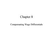 Compensating Wage Differentials
