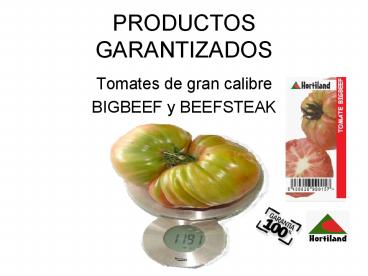 PRODUCTOS GARANTIZADOS