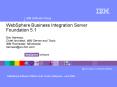 WebSphere Business Integration Server Foundation 5.1 Eric Herness, Chief Architect, WBI Server and Tools IBM Rochester, Minnesota herness@us.ibm.com PowerPoint PPT Presentation