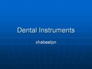 Dental Instruments