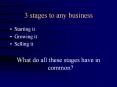 3 stages to any business PowerPoint PPT Presentation