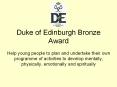 Duke of Edinburgh Bronze Award PowerPoint PPT Presentation