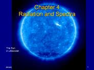 Chapter 4 Radiation and Spectra