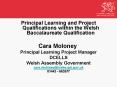 Principal Learning and Project Qualifications within the Welsh Baccalaureate Qualification PowerPoint PPT Presentation
