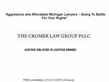 Affordable Detroit Attorney