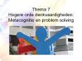Thema 7 Hogere orde denkvaardigheden: Metacognitie en problem solving PowerPoint PPT Presentation