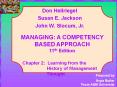 Chapter 2: Learning from the History of Management Thought PowerPoint PPT Presentation