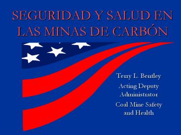 SEGURIDAD Y SALUD EN LAS MINAS DE CARB