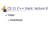 CS 11 C   track: lecture 8
