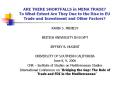 ARE THERE SHORTFALLS in MENA TRADE? To What Extent Are They Due to the Rise in EU Trade and Investment and Other Factors? PowerPoint PPT Presentation