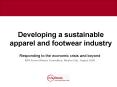 Developing a sustainable apparel and footwear industry PowerPoint PPT Presentation