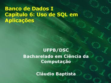 Banco de Dados I Cap