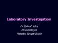 Laboratory Investigation PowerPoint PPT Presentation