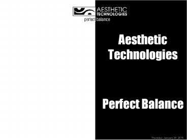 Aesthetic Technologies