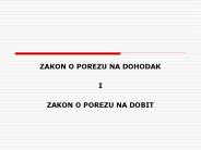 ZAKON O POREZU NA DOHODAK