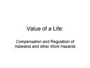 Value of a Life: