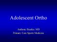 Adolescent Ortho PowerPoint PPT Presentation