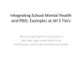 Integrating School Mental Health and PBIS: Examples at All 3 Tiers PowerPoint PPT Presentation