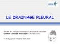 LE DRAINAGE PLEURAL PowerPoint PPT Presentation