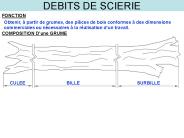 DEBITS DE SCIERIE
