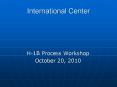 International Center PowerPoint PPT Presentation