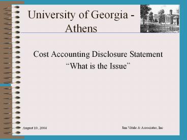 University of Georgia - Athens