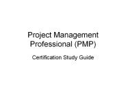 Project Management Professional (PMP)