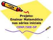 Projeto: Ensinar Matem