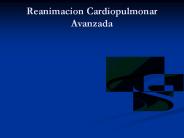 Reanimacion Cardiopulmonar Avanzada