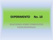 EXPERIMENTO   No. 10