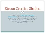Conical Structure Shades