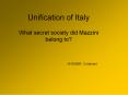 Unification of Italy PowerPoint PPT Presentation